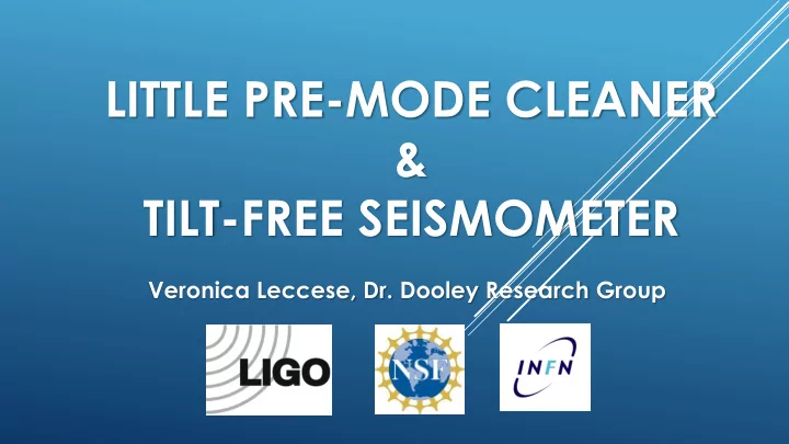 tilt free seismometer