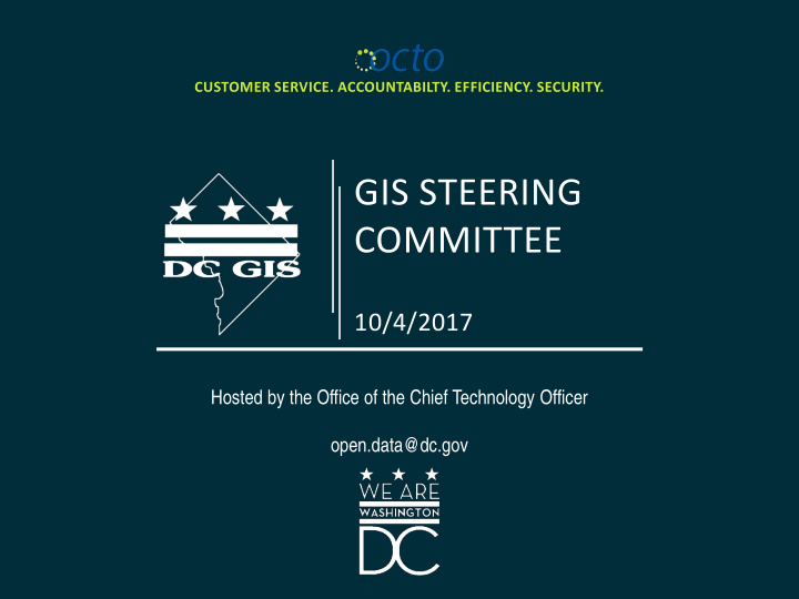 gis steering committee