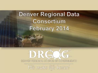 Introductions  Geoids, Vertical Datums Presentation   Pam Fromhertz  DRCOG Data