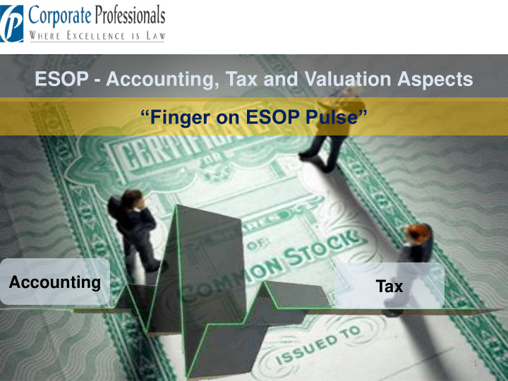 esop accounting tax and valuation aspects