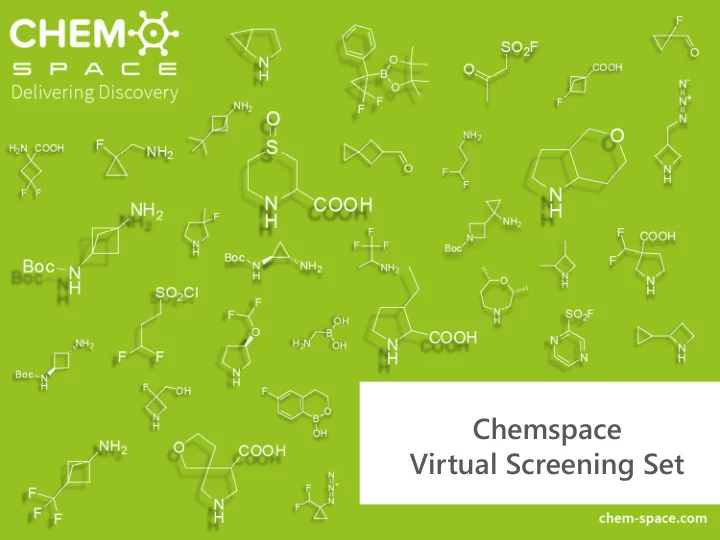 chemspace virtual screening set description