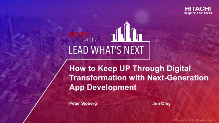 how to keep up through digital transformation with next
