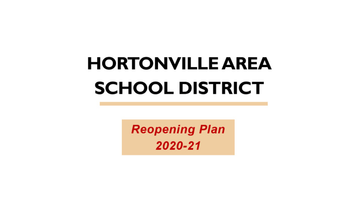 reopening hasd plan overview
