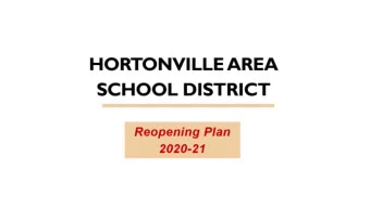 Reopening HASD Plan Overview  To safely reopen, schools must consider risk mitigation and health