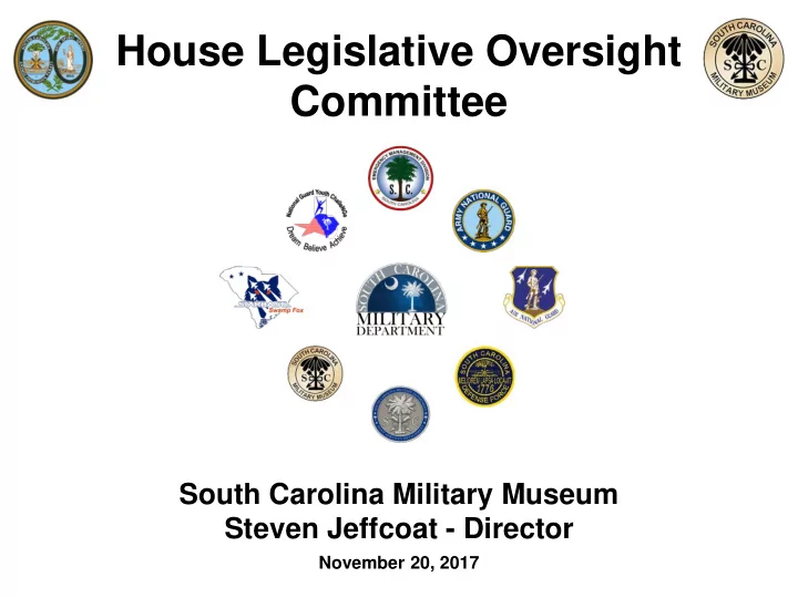 house legislative oversight committee