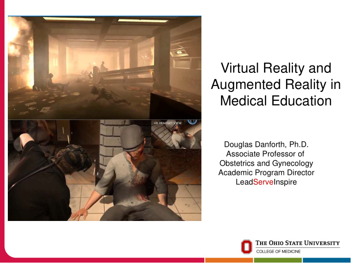 virtual reality and augmented reality in medical education
