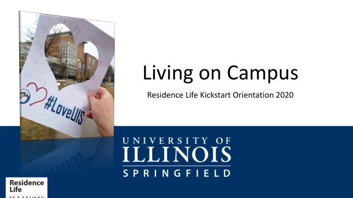living on campus