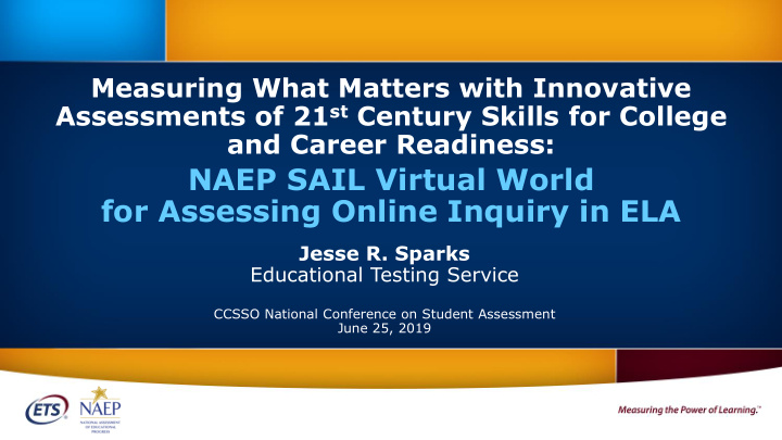 for assessing online inquiry in ela