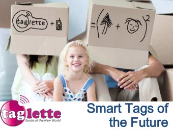 Smar  Smart Tags of  Tags of  the Futur  the Future Faydalar  What is Taglette?  Taglette is