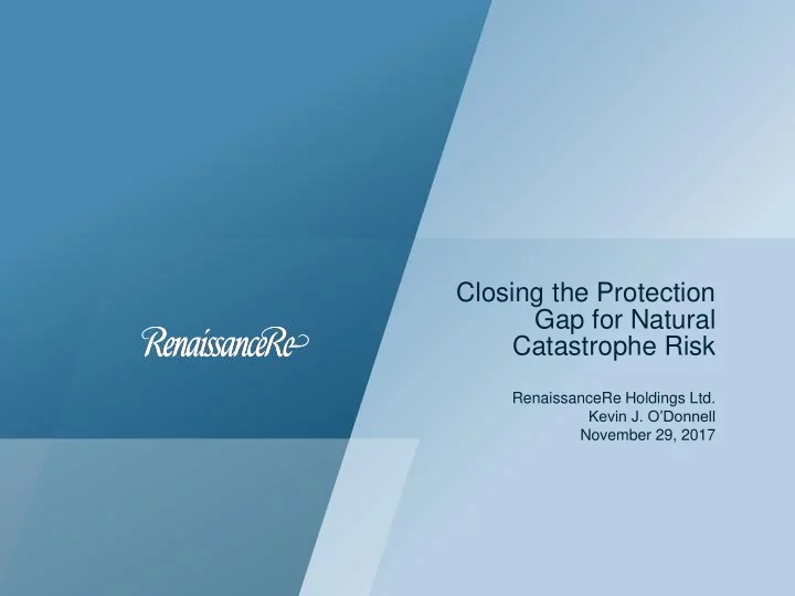 catastrophe risk