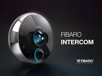 FIBARO  INTERCOM  NEXT-GENERATION  MULTIFUNCTIONAL DEVICE  FIBARO Intercom is a mix of superior