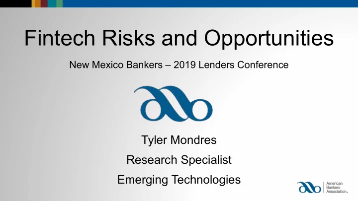 fintech risks and opportunities