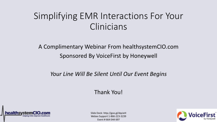 simplifying emr interactions for your
