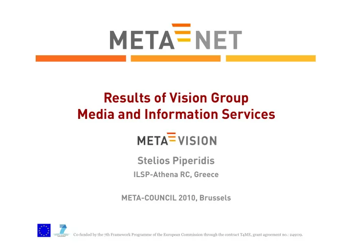 results of vision group media and information services