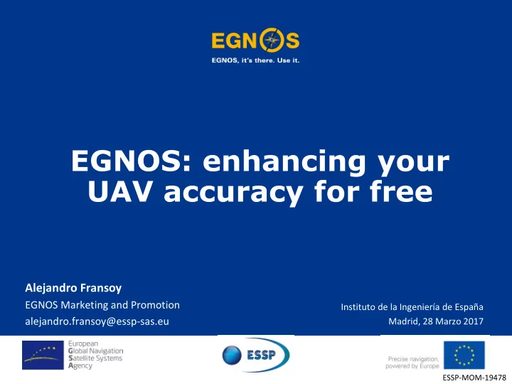 egnos enhancing your