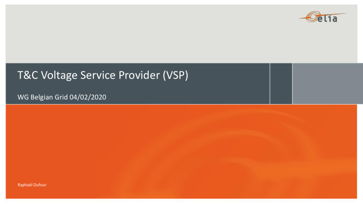 t c voltage service provider vsp