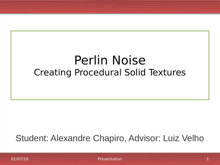 perlin noise