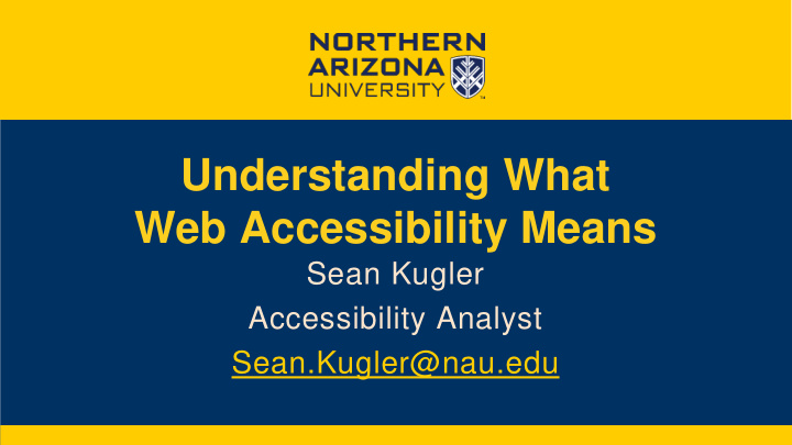 understanding what web accessibility means