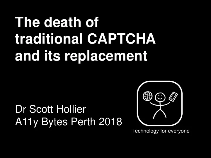 traditional captcha