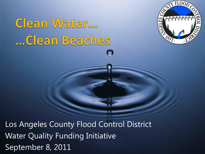 los angeles county flood control district