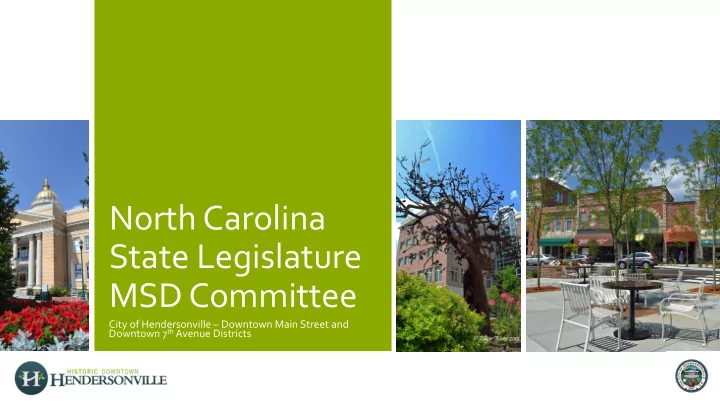 north carolina state legislature msd committee