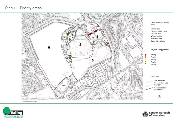 plan 1 priority areas
