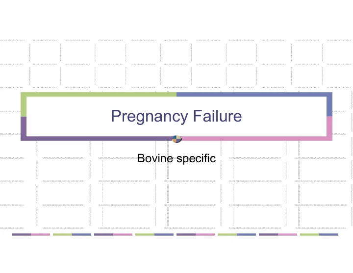 pregnancy failure