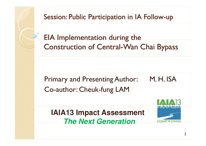 eia implementation during eia implementation during the