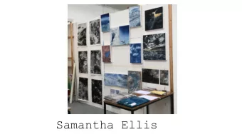 Samantha Ellis Bournemouth Beach , 2016 Samantha Ellis, The amazement of sea and sky, 2017.  Oil on