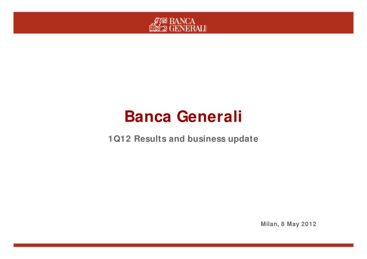 banca generali