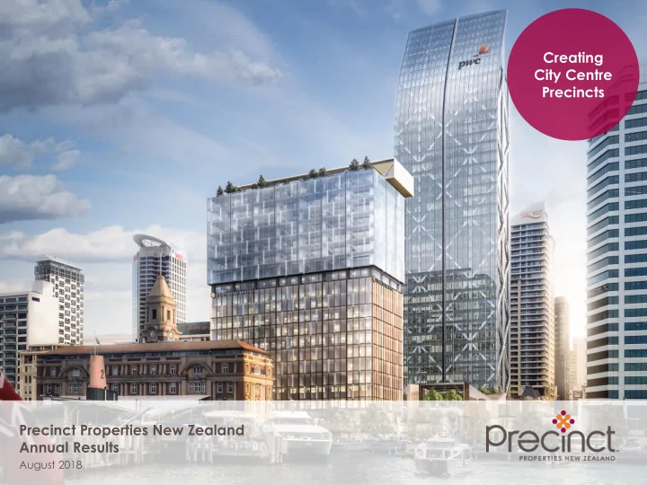 creating city centre precincts precinct properties new