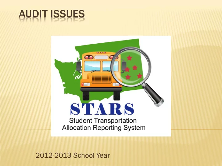 audit issues