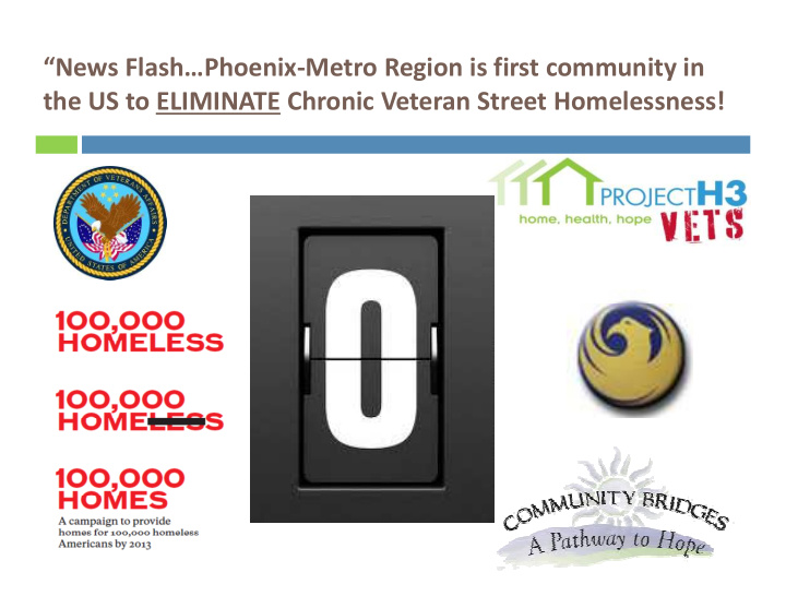 news flash phoenix metro region is first community in the