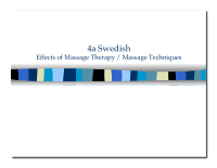 4a swedish effects of massage therapy massage techniques