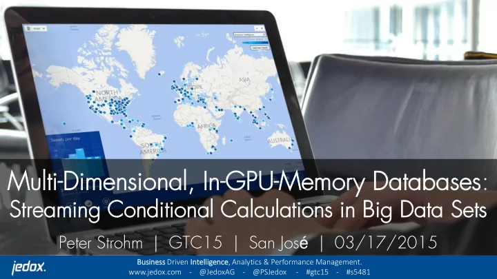 multi mu ti di dimensio mensional nal in gp gpu memor