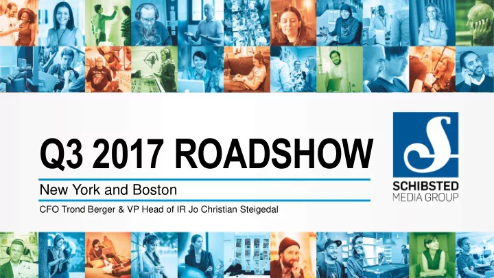 q3 2017 roadshow