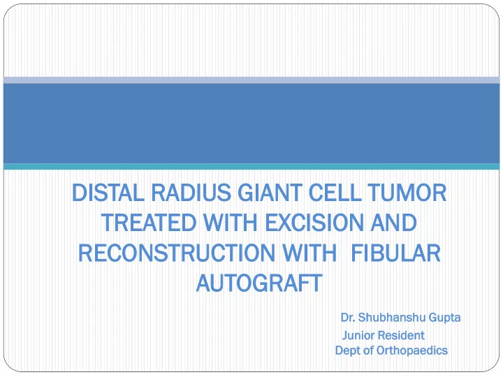 rec econs onstr truction uction wi with fi fibular bular