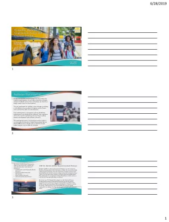 6/28/2019  Technology Enabling  Neighborhood Watch and  Community Safety  Dr. David L Griffith  Mr.