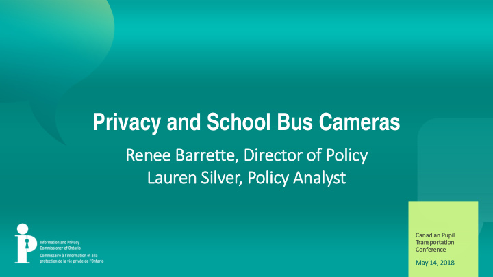 privacy and school bus cameras