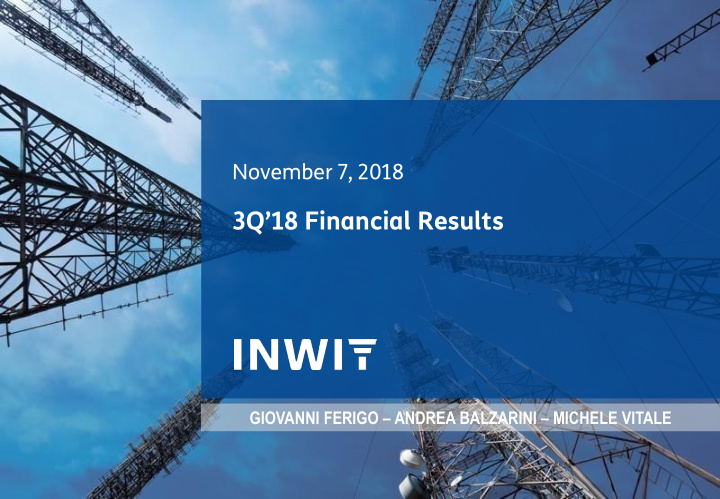3 q 18 financial results