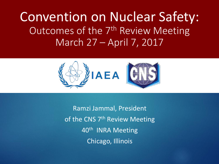 convention on nuclear safety