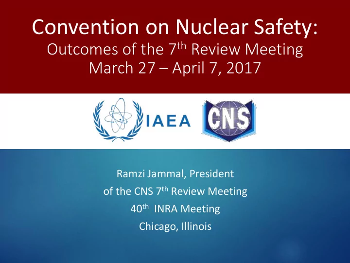 convention on nuclear safety