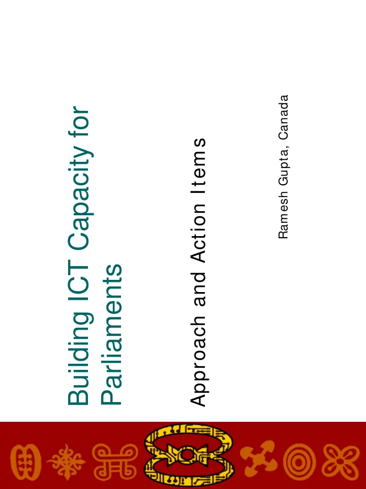 building ict capacity for