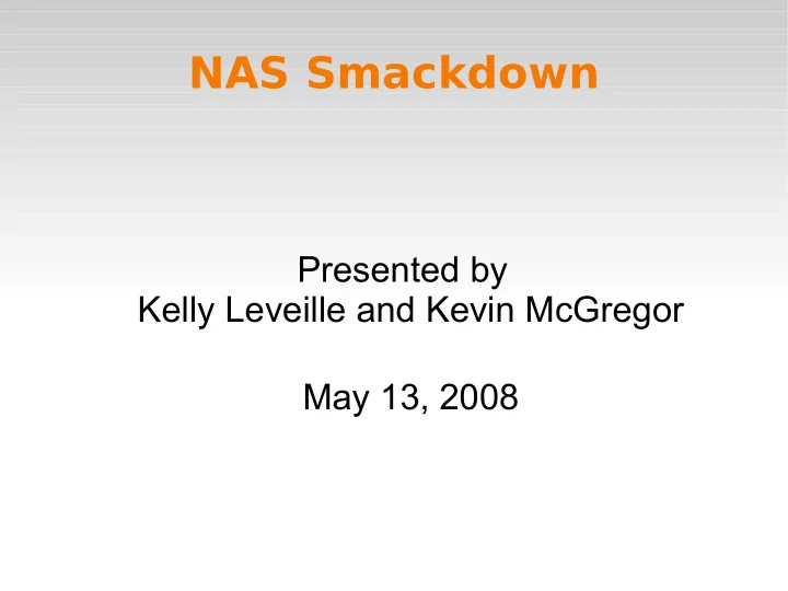 nas smackdown
