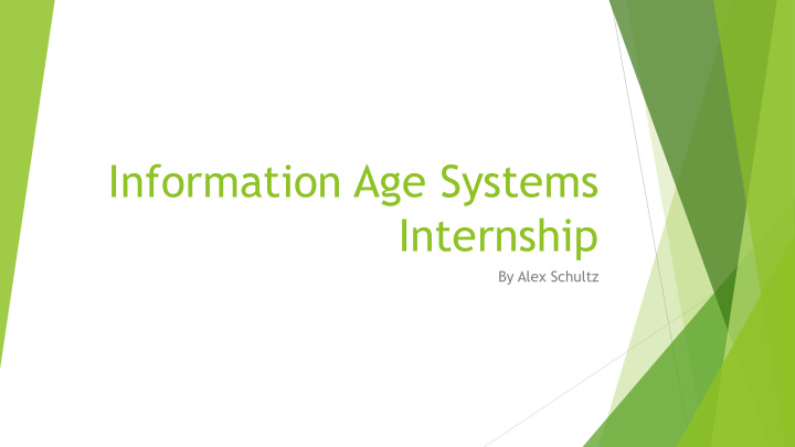 information age systems