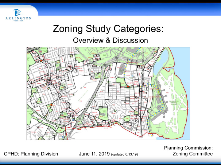 zoning study categories