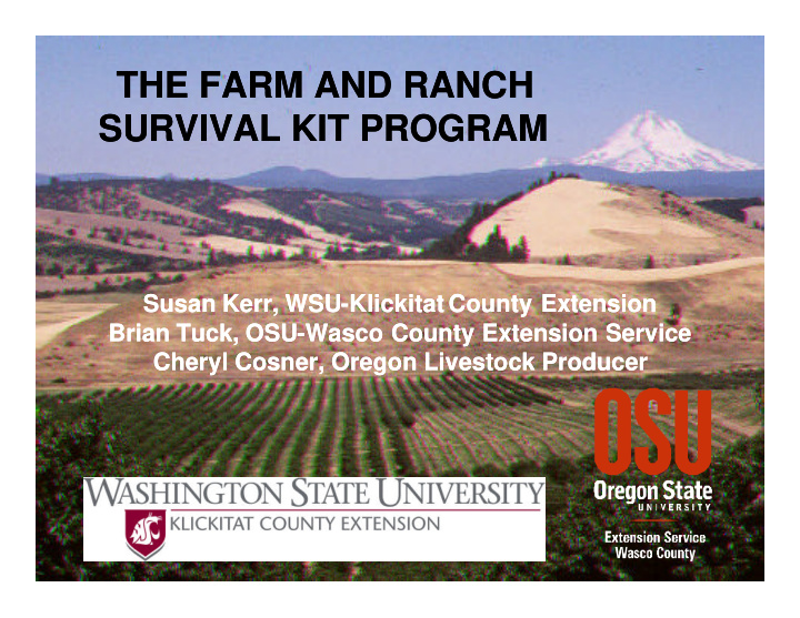 the farm and ranch the farm and ranch survival kit