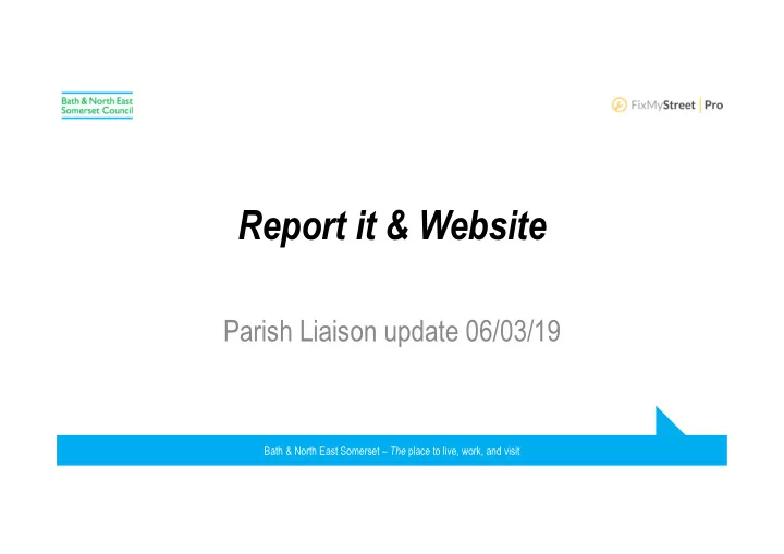 report it website