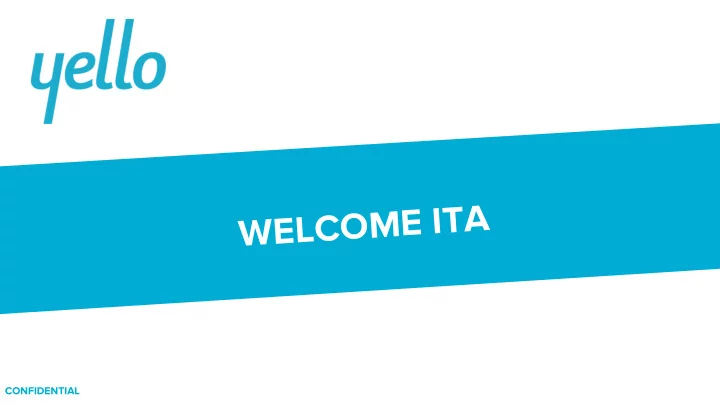 welcome ita