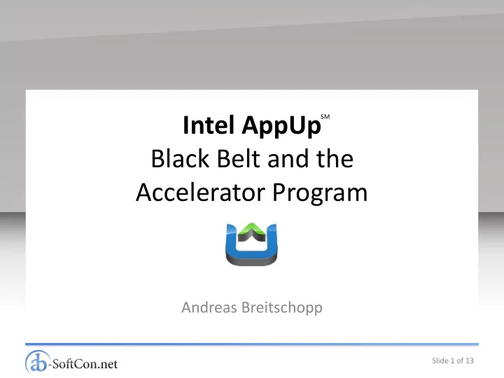 intel appup